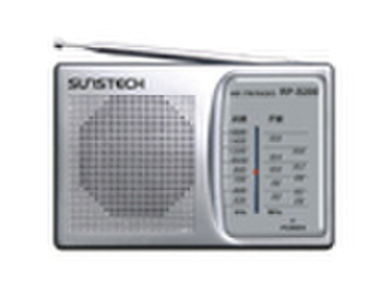 Sunstech RP-S200 Tragbar Analog Silber Radio