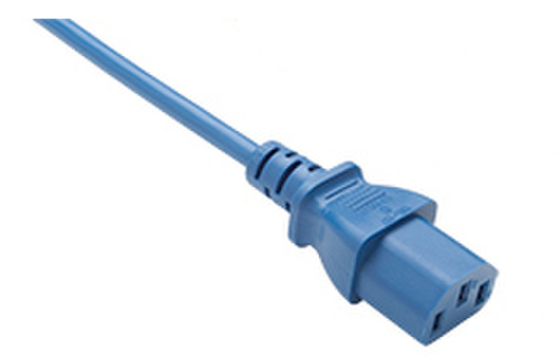 Oncore PWRC13C1402FBLU 0.6м C13 coupler C14 coupler Синий кабель питания