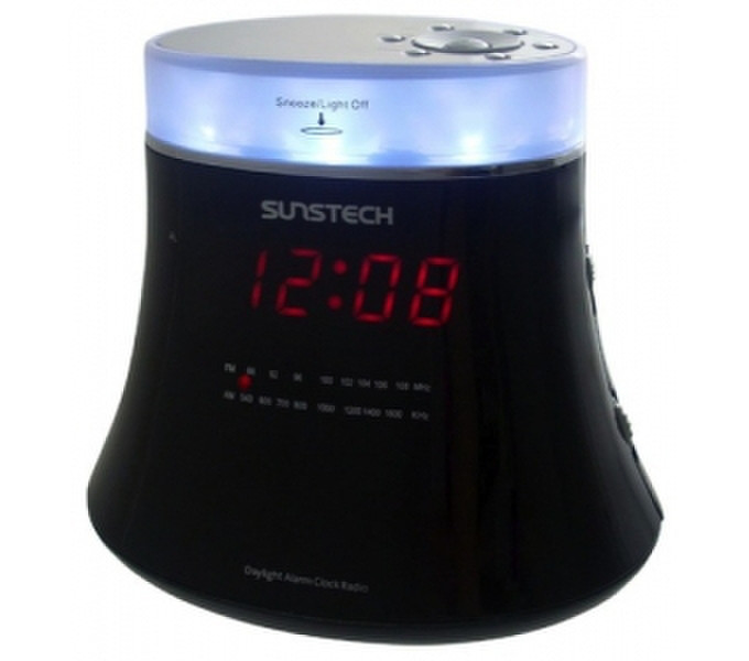 Sunstech FRL50 Часы Аналоговый Черный радиоприемник