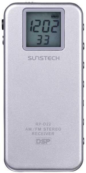 Sunstech RPD22 Часы Цифровой Cеребряный радиоприемник