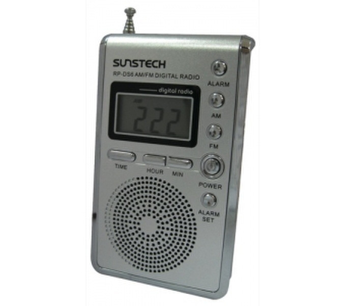 Sunstech RPDS6 Tragbar Digital Grau Radio