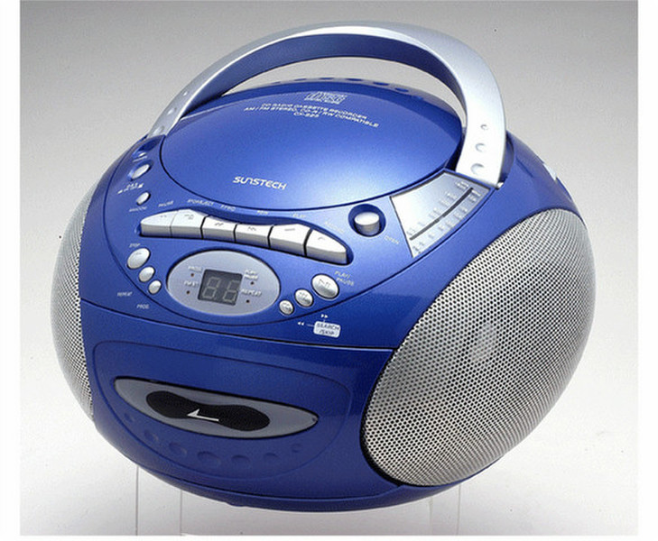 Sunstech CXM58 3W Blue CD radio