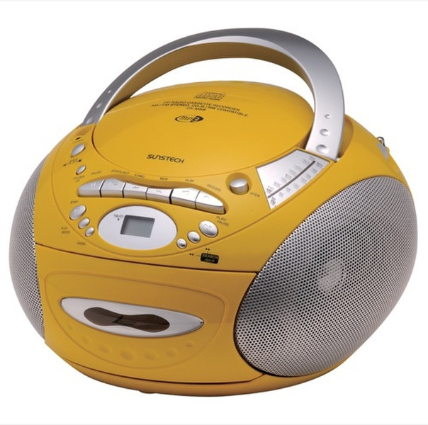 Sunstech CXM58 Аналоговый 3Вт Желтый CD радио