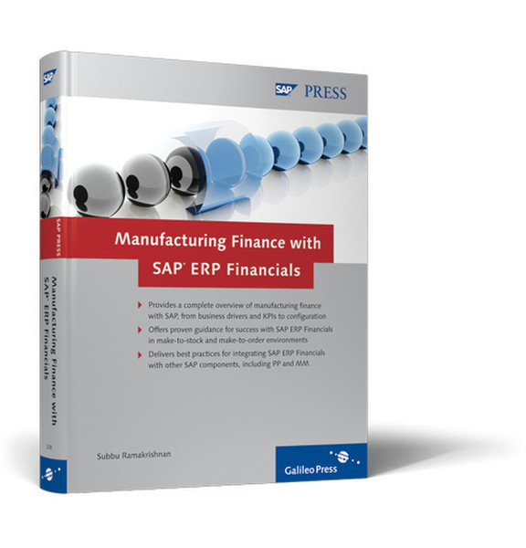 SAP Manufacturing Finance with ERP Financials 582pages software manual