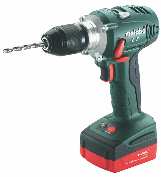 Metabo 6.02137.55 Дрель с рукояткой пистолетного типа Литий-ионная (Li-Ion) 1.5А·ч 1600г Черный, Зеленый, Cеребряный аккумуляторная комби-дрель