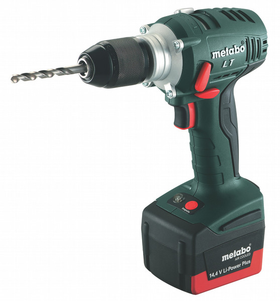 Metabo 6.02137.50 Дрель с рукояткой пистолетного типа Литий-ионная (Li-Ion) 2.6А·ч 1800г Черный, Зеленый, Cеребряный аккумуляторная комби-дрель