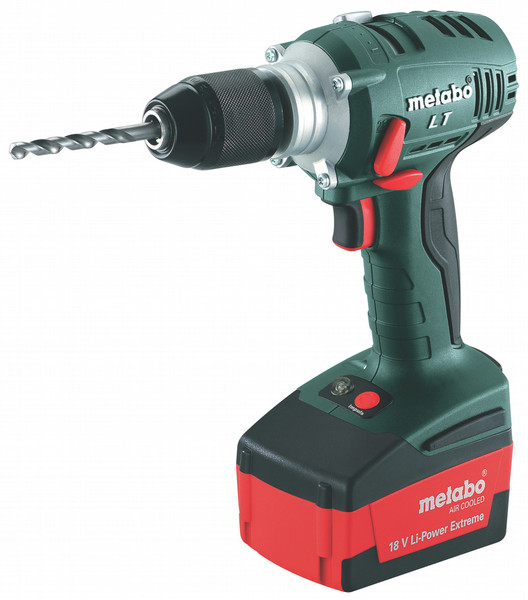 Metabo 6.02139.50 Дрель с рукояткой пистолетного типа Литий-ионная (Li-Ion) 3А·ч 1900г Черный, Зеленый, Красный, Cеребряный аккумуляторная комби-дрель