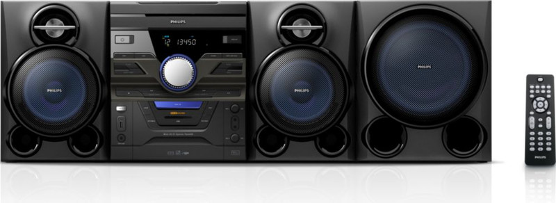 Philips FWM653X/77 Mini set 400W Black,Blue home audio set