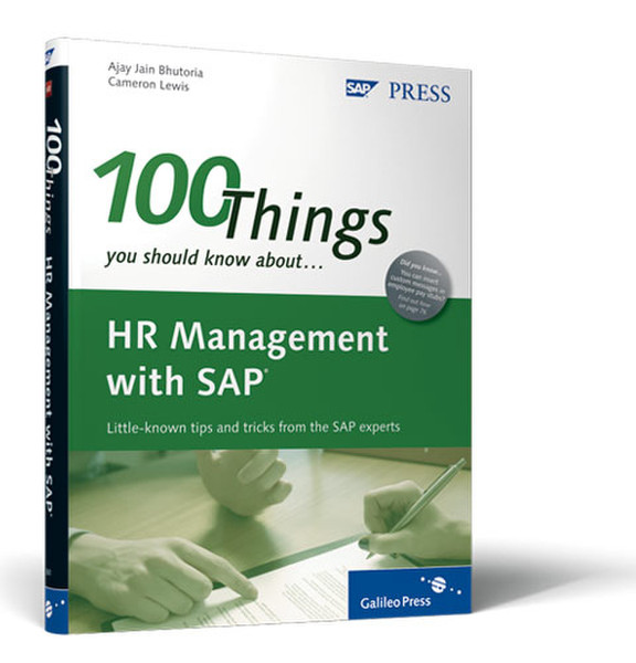 SAP 100 Things You Should Know About HR Management with 297Seiten Software-Handbuch