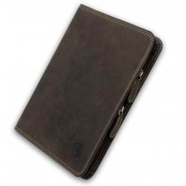 D. Bramante iPad 2 Booklet Zipper Sleeve case Brown