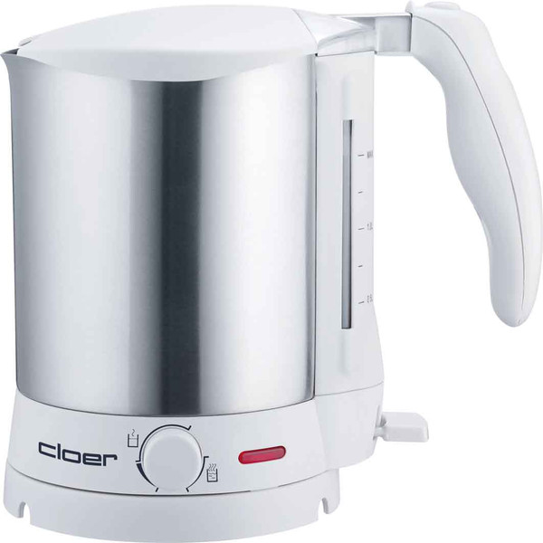 Cloer 8031 1.5л Нержавеющая сталь, Белый 1800Вт электрический чайник