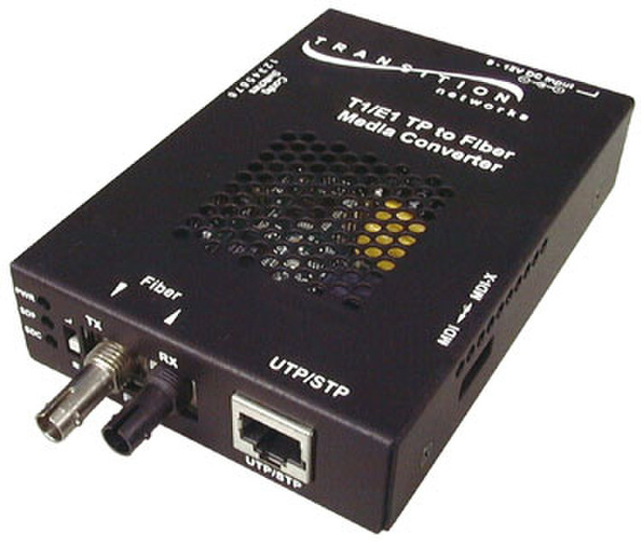 Transition Networks SSDTF1022-120 1310nm Single-mode Black network media converter