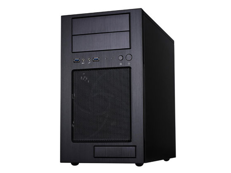 Silverstone TJ08B-E Micro-Tower Black computer case