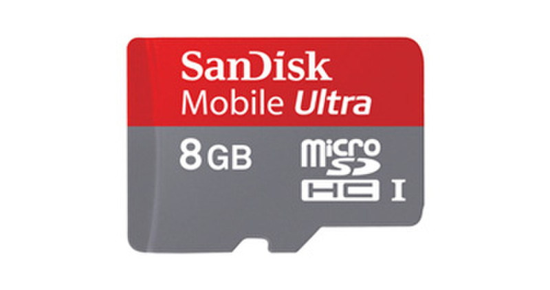 Sandisk Mobile Ultra 8ГБ MicroSDHC Class 6 карта памяти