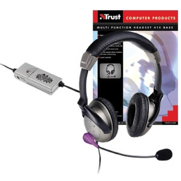 Trust MULTI FUNCTION HEADSET 410 BASS Wired mobile headset