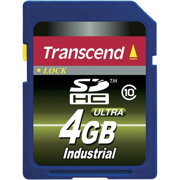 Transcend SDHC80I 4GB 4GB SDHC SLC Klasse 10 Speicherkarte