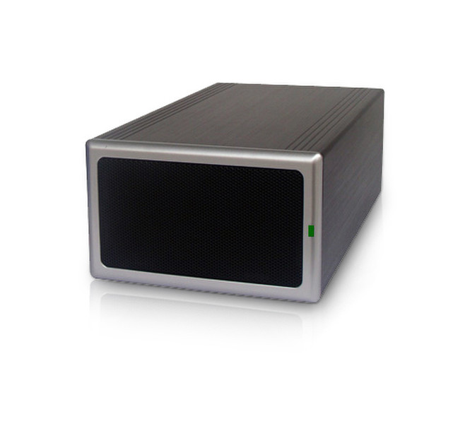 Dynamode USB-HD3.5S-3.0-2H HDD enclosure 3.5Zoll Schwarz, Silber Speichergehäuse
