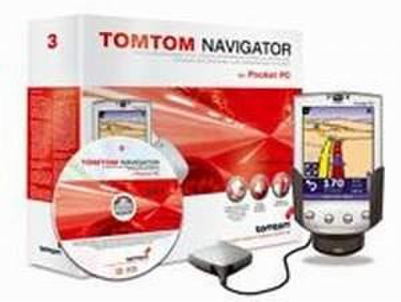 TomTom Navigator 3 Wired Gps Maps Benelux With Axim X3 Holder GPS receiver module