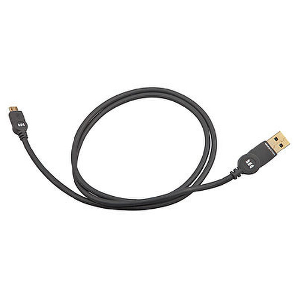 HP Monster Micro USB High Speed Cable 0.15м USB A Mini-USB A Черный кабель USB