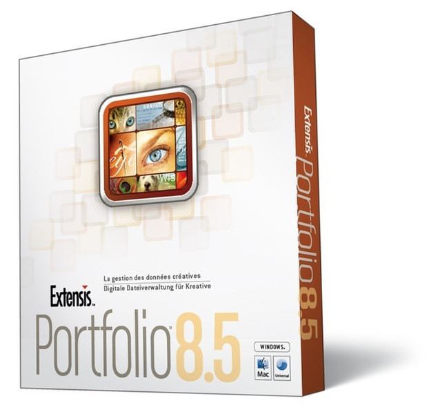 Extensis Portfolio 8.5 SA, Mac, ESD, Upg v6-8, FR