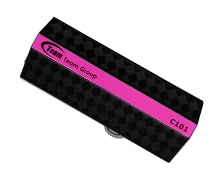 Team Group 101 32ГБ USB 2.0 Type-A Черный, Розовый USB флеш накопитель