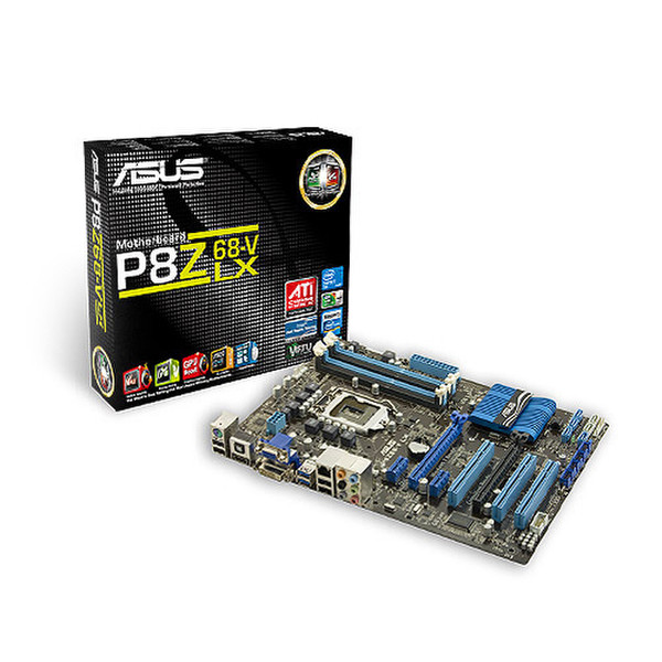 ASUS P8Z68-V LX Intel Z68 Socket H2 (LGA 1155) ATX материнская плата