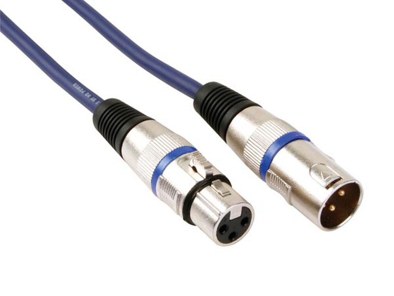 HQ Power Professional DMX 1m 1м XLR (3-pin) XLR (3-pin) Черный аудио кабель