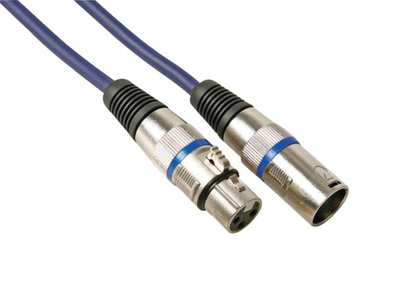 HQ Power Professional DMX 10m 10м XLR (3-pin) XLR (3-pin) Черный аудио кабель