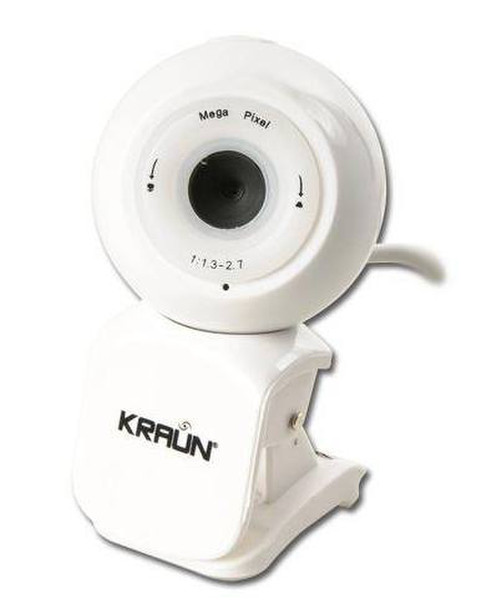 Kraun KR.VH 2МП USB 2.0 Белый вебкамера