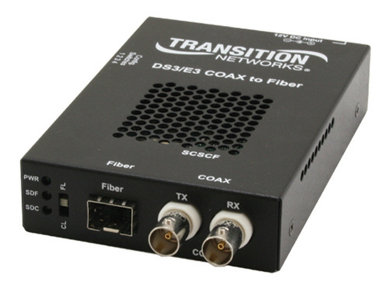 Transition Networks SCSCF3011-110 51.8Mbit/s 1300nm Multi-mode Black network media converter