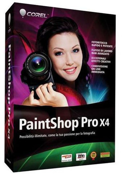 Corel PaintShop Pro X4, EDU, ML, DVD