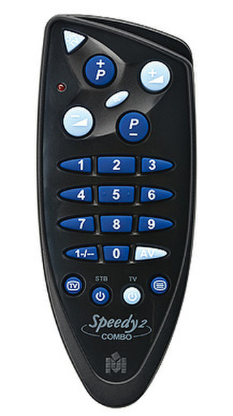 Meliconi Speedy 2 Combo IR Wireless push buttons Black remote control