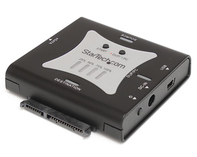 StarTech.com Portable eSATA USB auf SATA Festplatten Kopierstation - HDD Duplikator Dock