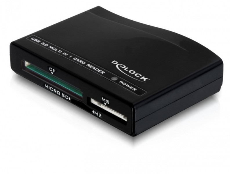 DeLOCK 91712 USB 3.0 Schwarz Kartenleser