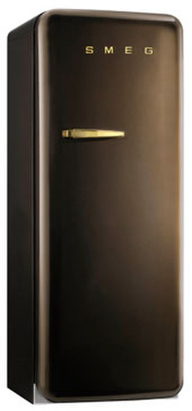 Smeg FAB28RCG1 freestanding 248L A++ Chocolate combi-fridge