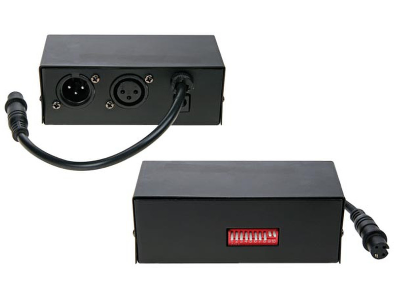 HQ Power DMX controller for VDPLT2-3-4 Verkabelt Drucktasten Schwarz Fernbedienung