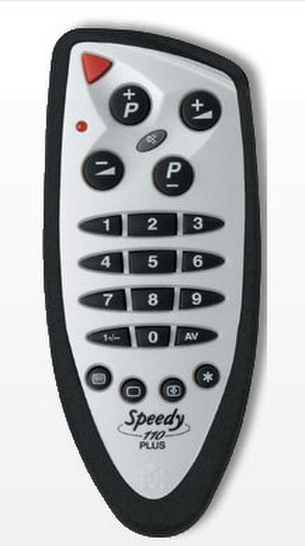 Meliconi Speedy 110 Plus IR Wireless push buttons Silver remote control
