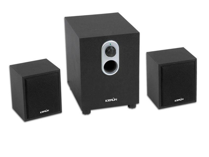 Kraun KR.AA 2.1 17Вт Черный набор аудио колонок