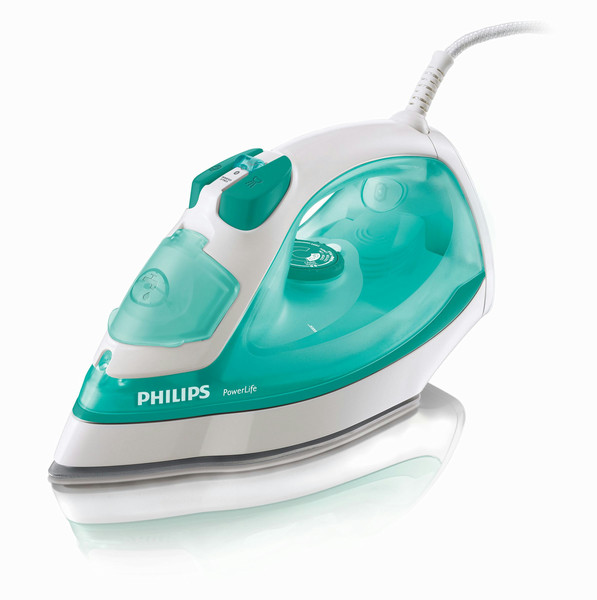 Philips PowerLife GC2920/27 Паровой утюг 2100Вт Зеленый, Белый утюг