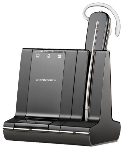 Plantronics Savi W740-M DECT Monophon Ohrbügel Schwarz Headset