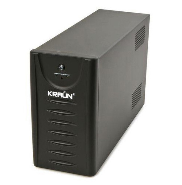 Kraun PRO-2150 1500VA 2AC outlet(s) Tower Black uninterruptible power supply (UPS)