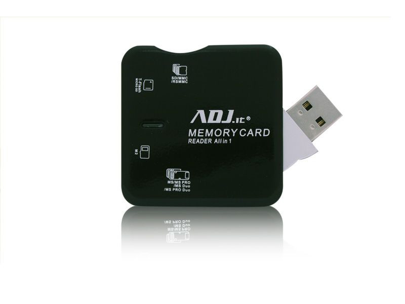 Adj ADJCRHMLT56DB USB 2.0 Черный устройство для чтения карт флэш-памяти