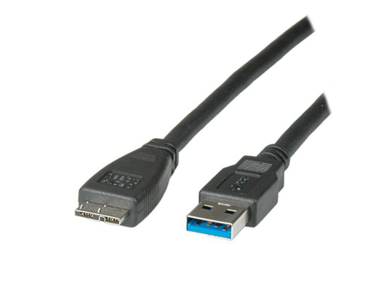 Adj ADJKOF21028874 2m USB A Micro-USB A Schwarz USB Kabel