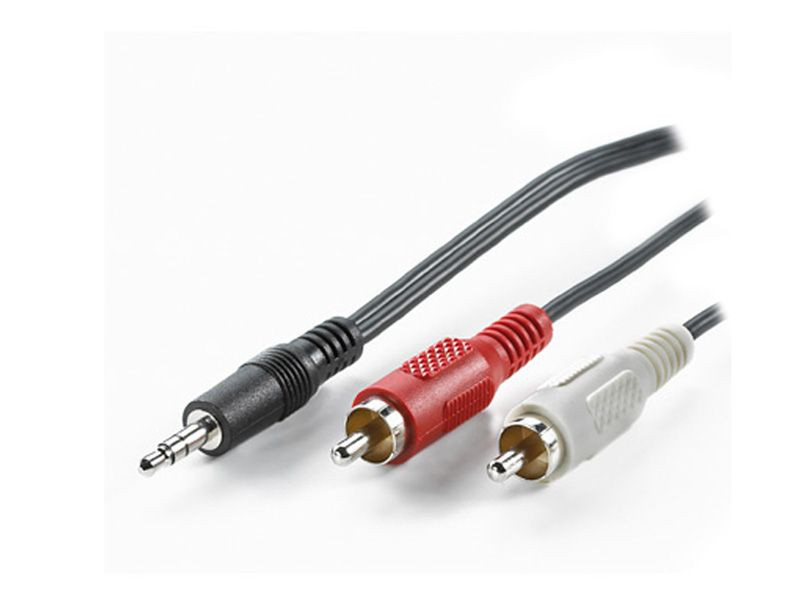 Adj ADJKOF21994341 1.5м 3.5mm 2 x RCA Черный аудио кабель