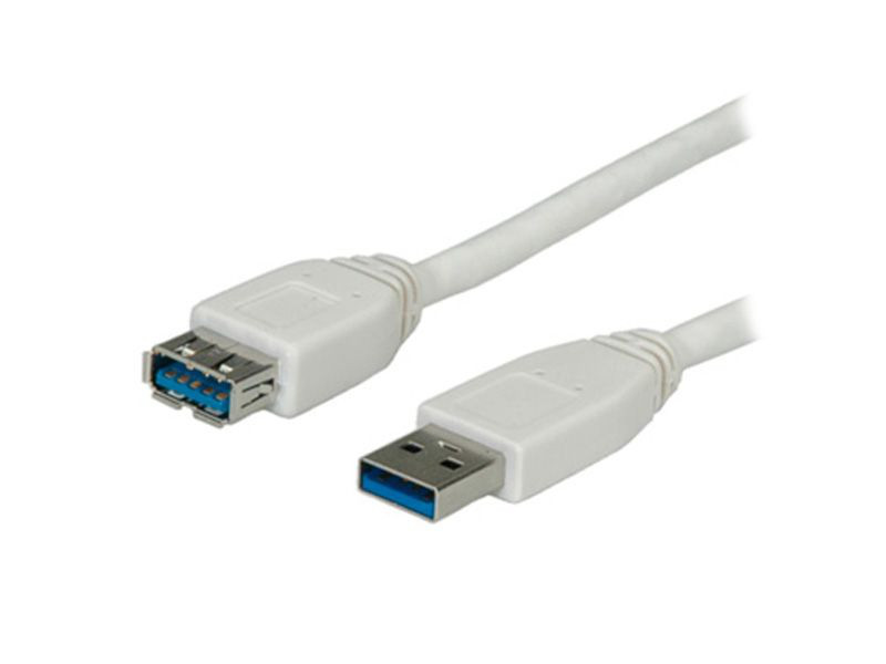 Adj ADJKOF21998978 1.8m USB A USB A White USB cable