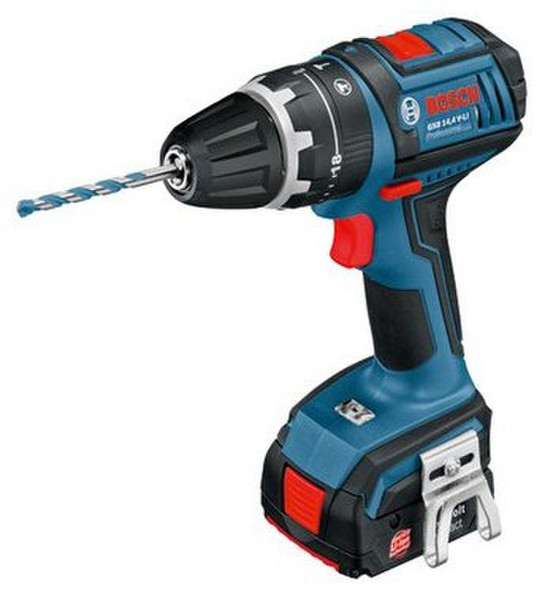 Bosch GSB 14.4 V-LI Professional Дрель с рукояткой пистолетного типа Литий-ионная (Li-Ion) 1700г Черный, Синий, Красный