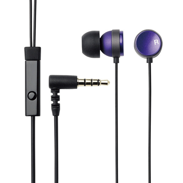 Elecom Stereo Headset Round-shape Binaural im Ohr Violett