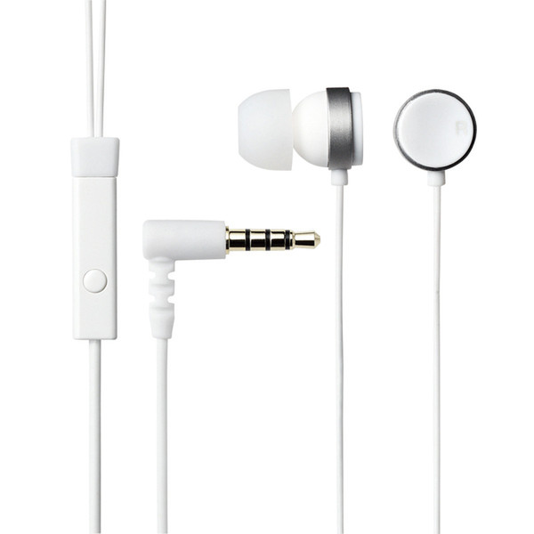Elecom Stereo Headset Round-shape Binaural im Ohr Weiß
