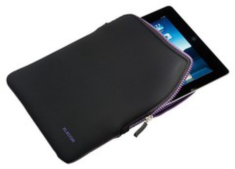 Elecom Neoprene Sleeve for iPad 2 Sleeve case Schwarz, Violett