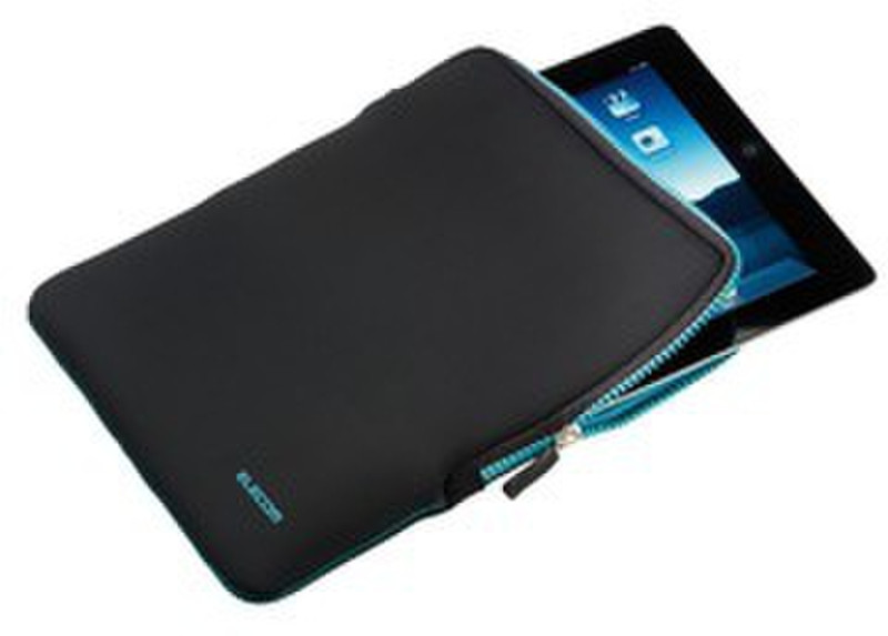Elecom Neoprene Sleeve for iPad 2 Sleeve case Black,Tan